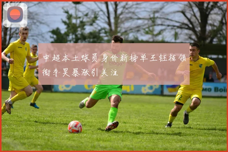 中超本土球员身价新榜单王钰栋领衔李昊暴涨引关注